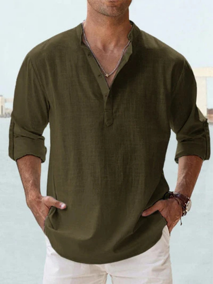 Camisa de lino fresco