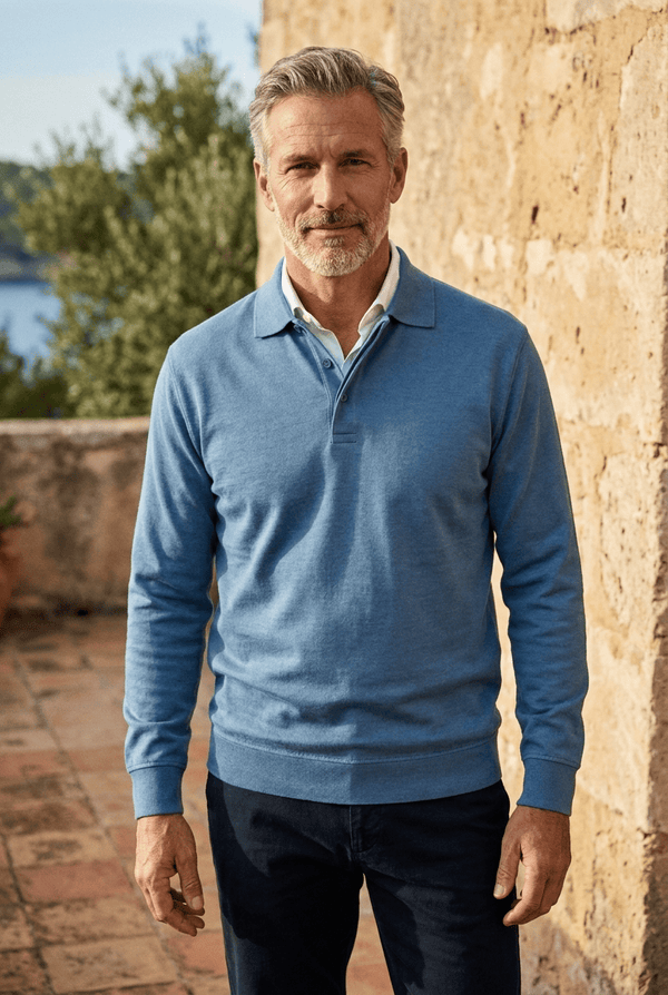 Elegancia de algodón Polo
