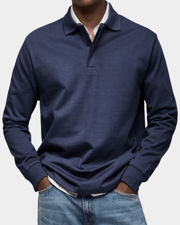 Elegancia de algodón Polo