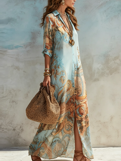 Vestido Camisero Maxi