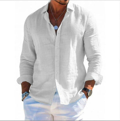 Camisa de lino relajado