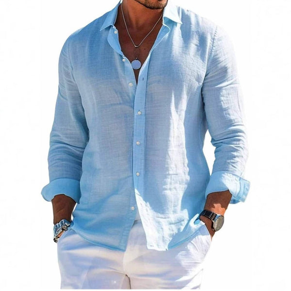 Camisa de lino relajado