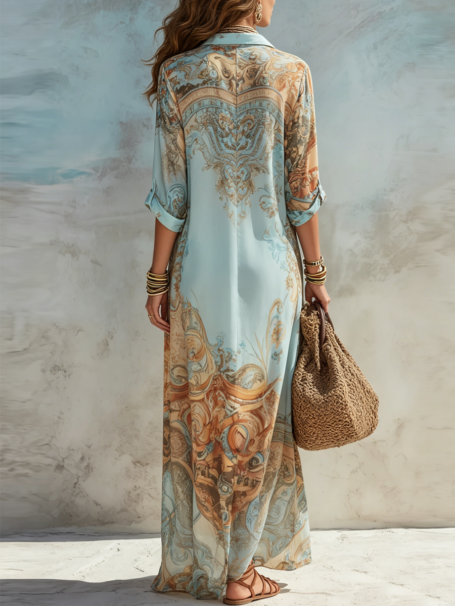 Vestido Camisero Maxi