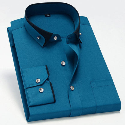Camisa de contraste elegante