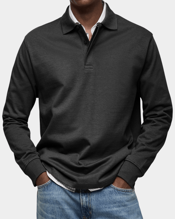 Elegancia de algodón Polo