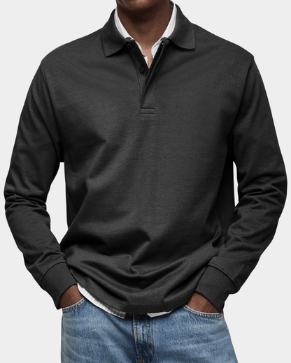 Elegancia de algodón Polo