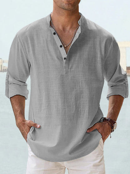 Camisa de lino fresco
