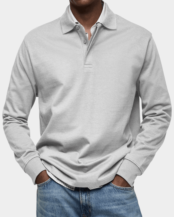 Elegancia de algodón Polo