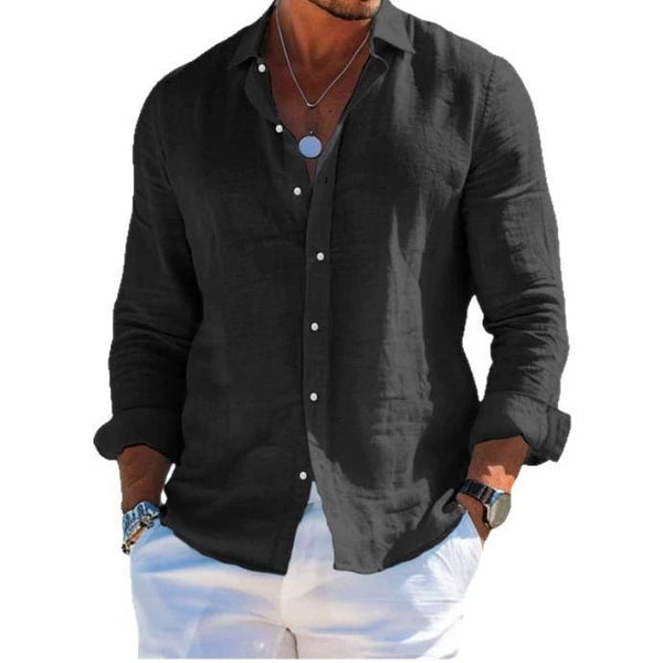 Camisa de lino relajado