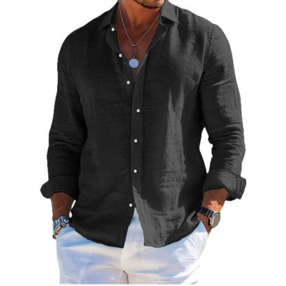 Camisa de lino relajado