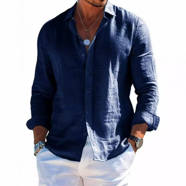Camisa de lino relajado