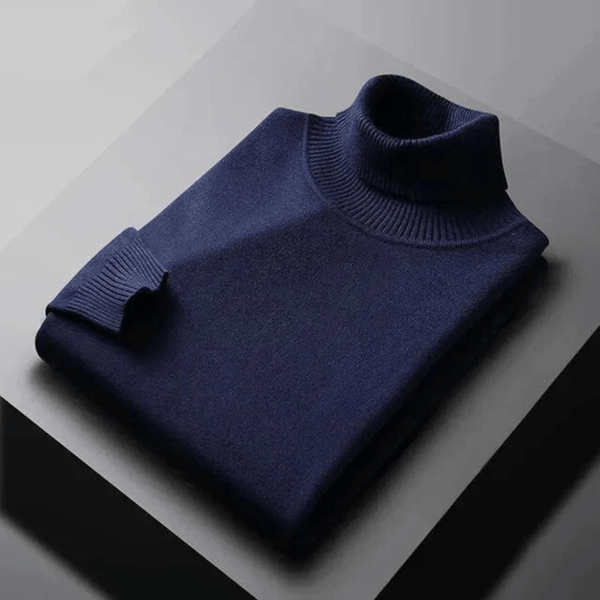Jersey de Cachemir Cuello Alto