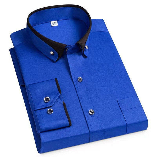 Camisa de contraste elegante