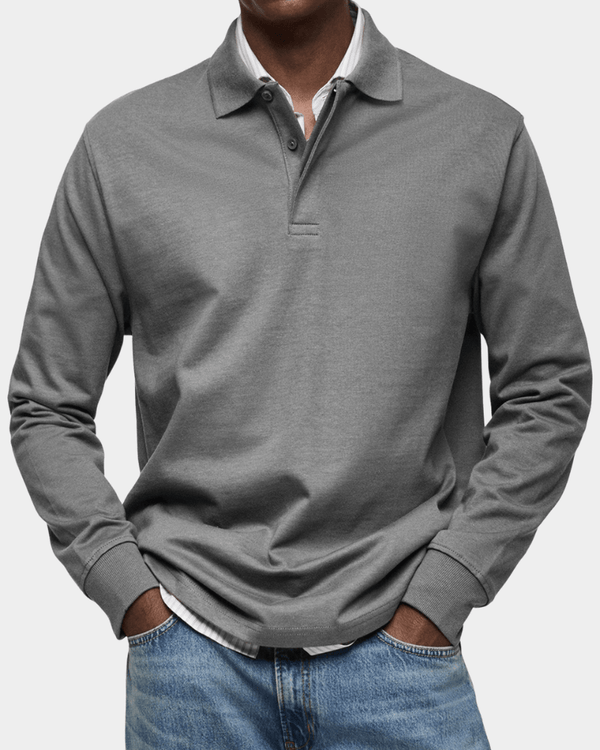 Elegancia de algodón Polo