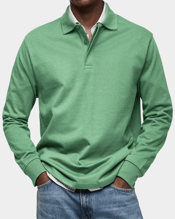 Elegancia de algodón Polo