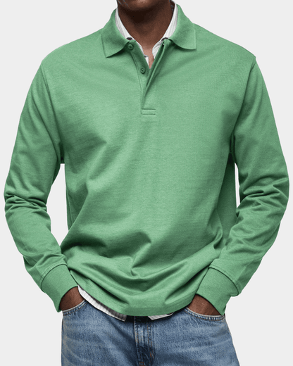 Elegancia de algodón Polo