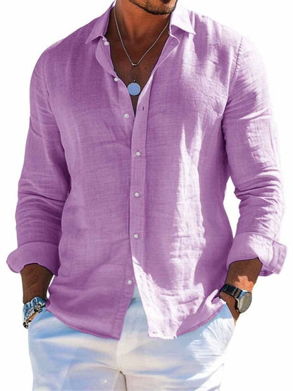 Camisa de lino relajado