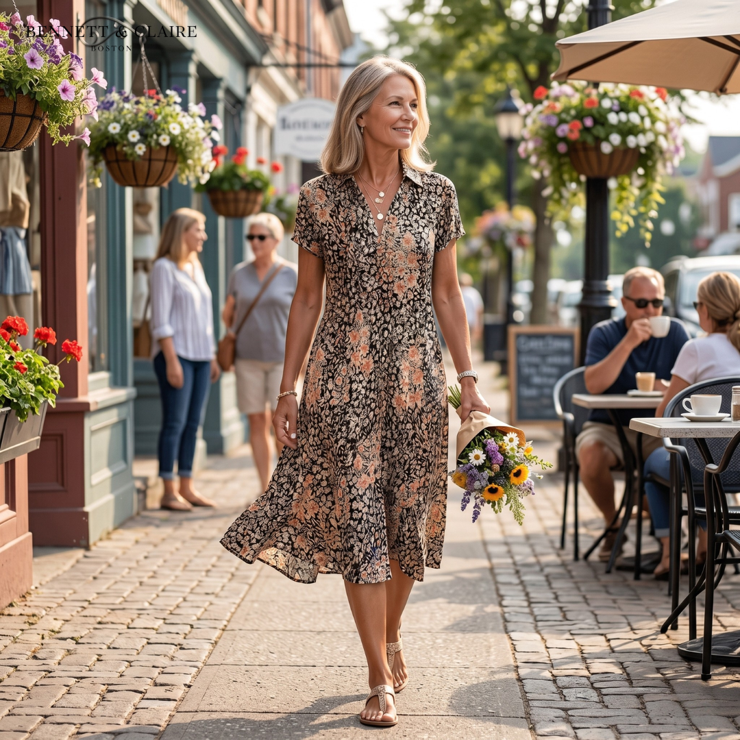 Vestido Midi Floral