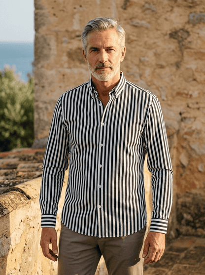 Camisa Enzo Stretch Stripe