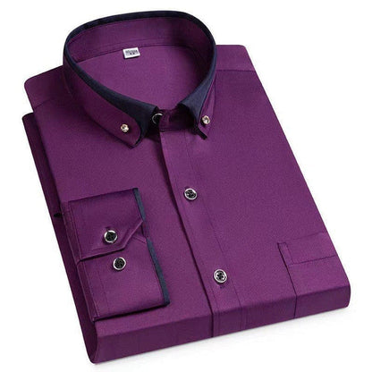 Camisa de contraste elegante