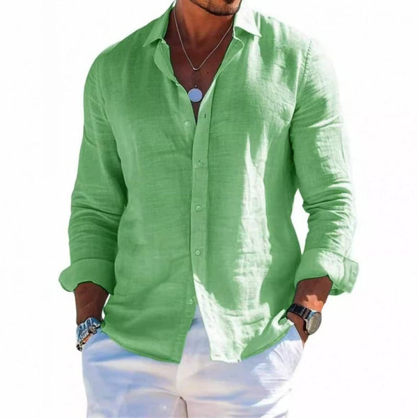 Camisa de lino relajado