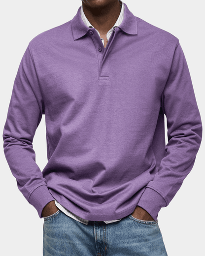 Elegancia de algodón Polo