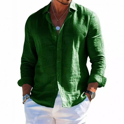 Camisa de lino relajado