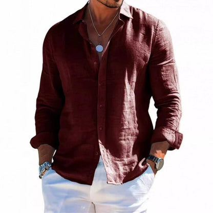 Camisa de lino relajado