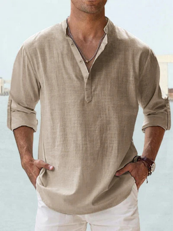 Camisa de lino fresco