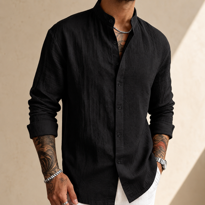 Camisa informal de lino