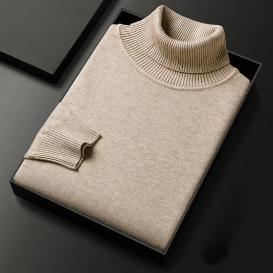 Jersey de Cachemir Cuello Alto