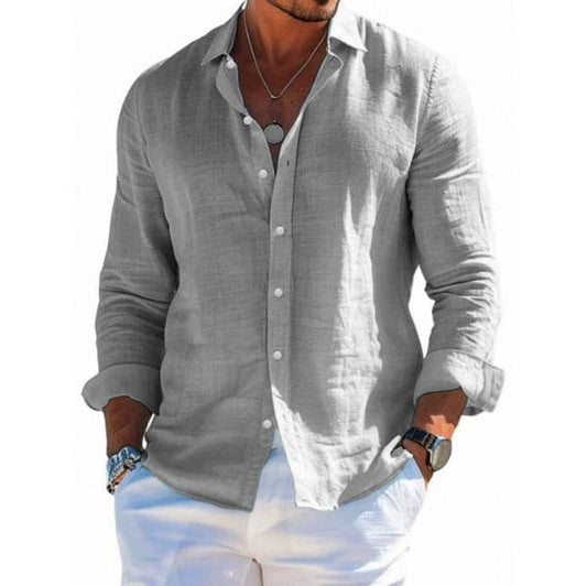 Camisa de lino relajado