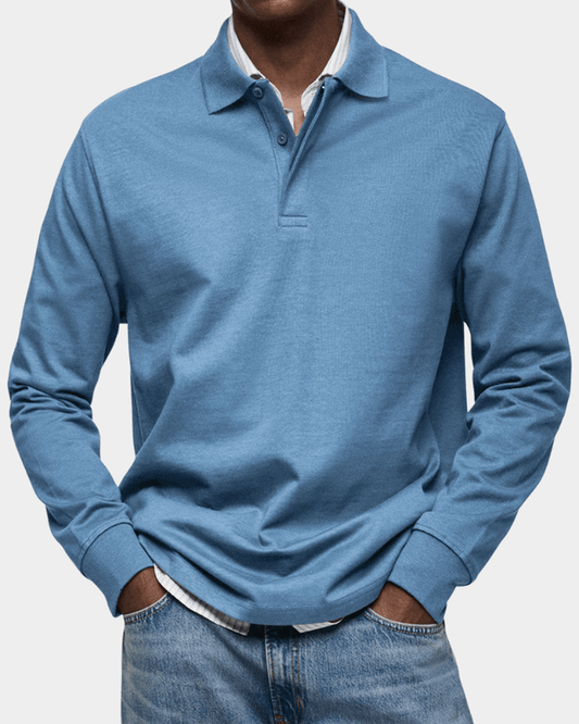 Elegancia de algodón Polo